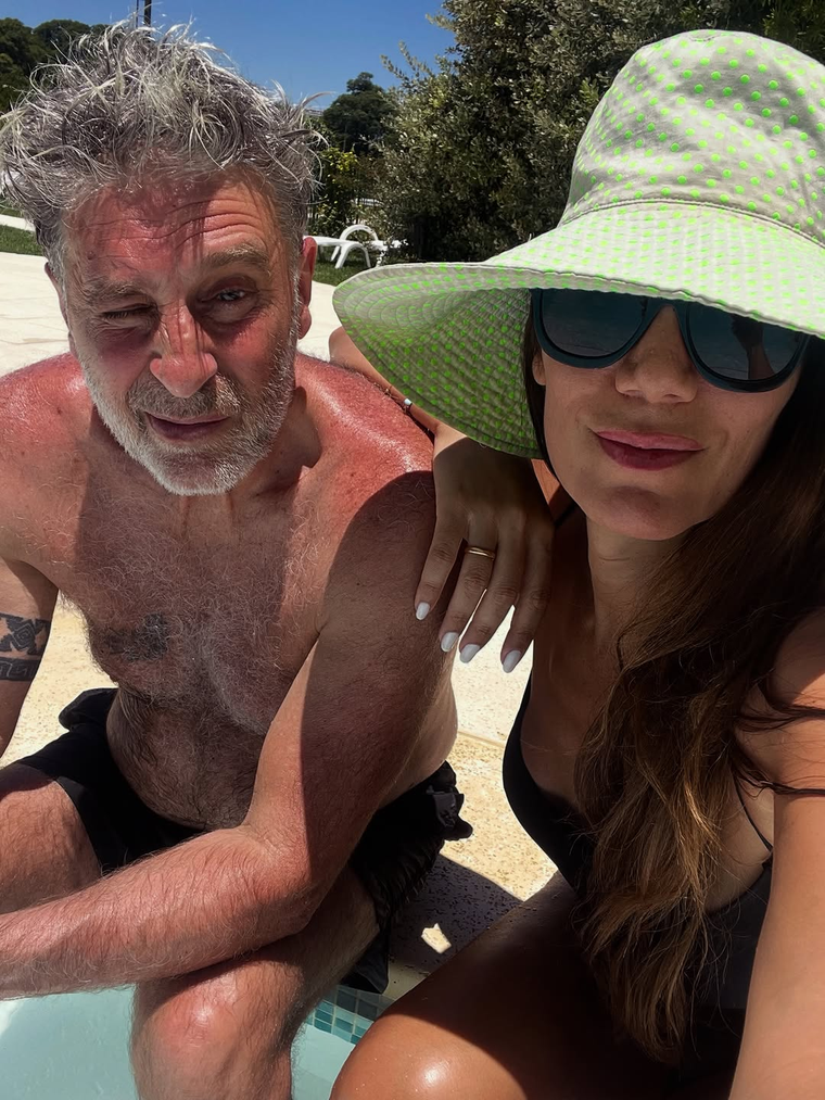 Flor de la V junto a su marido. Créditos: Instagram Flor de la V junto a su marido. Créditos: Instagram