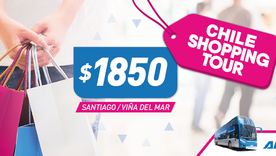 Andesmar te lleva de compras a Santiago de Chile