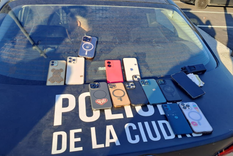 La Policía pudo recuperar devolver los télefonos a las personas que le habían robado en la fiesta electrónica.