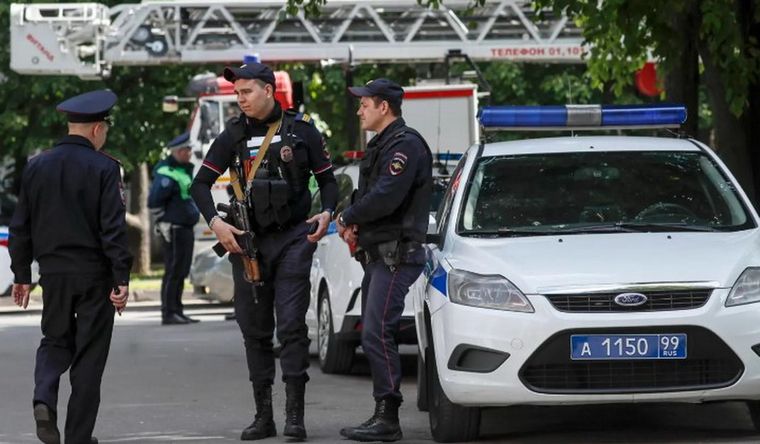 Policía de Rusia La policía rusa, en estado de alerta total. Foto: Efe.