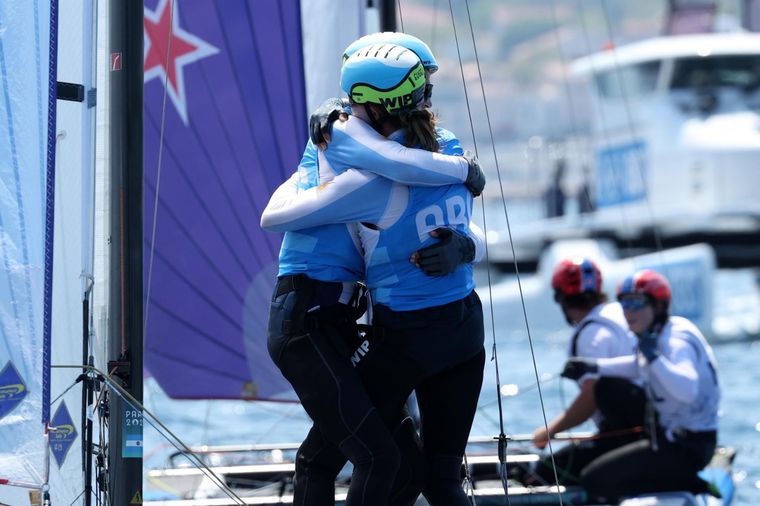 Eugenia Bosco y Mateo Majdalani ganaron el oro. Foto: EFE