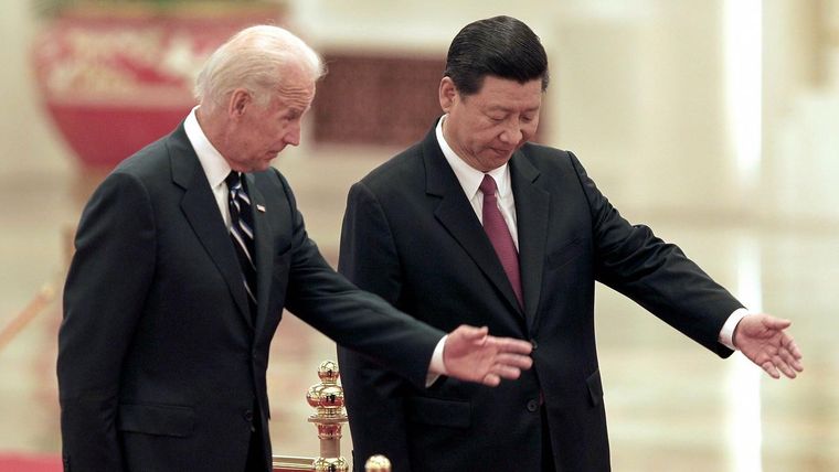 Biden y Xi, siempre al borde. Foto: Australian.