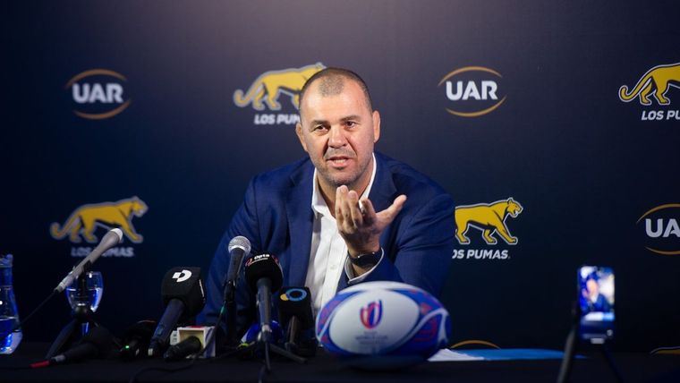 Michael Cheika habló de los ausentes. Foto: Télam