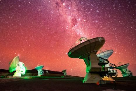 El Telescopio ALMA está instalado en el norte de Chile. Foto: Dpa. El Telescopio ALMA está instalado en el norte de Chile. Foto: Dpa.
