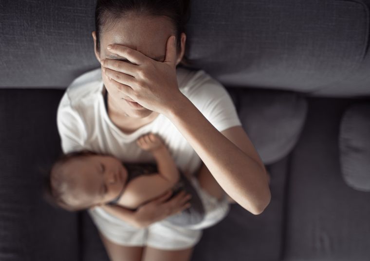 La depresión posparto afecta a miles de mujeres cada año Foto: Shutterstock