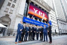 YPF en tiempos del lanzamiento de las acciones en Nueva York Foto: Noticias Argentinas YPF en tiempos del lanzamiento de las acciones en Nueva York Foto: Noticias Argentinas