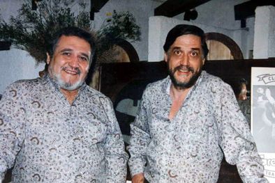 MDZol | jorge sosa El poeta y el músico. Jorge Sosa junto con Pocho Sosa. Foto: Facebook de Jorge Sosa