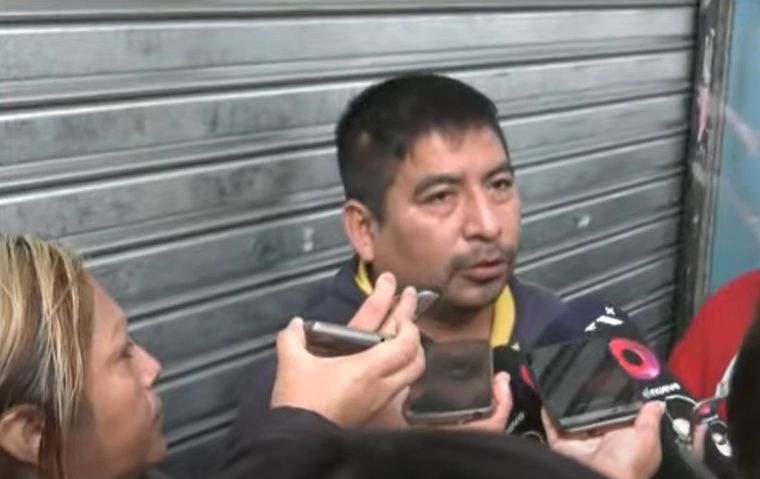 El hijo de Felicitas pidió por su madre de 72 años a la prensa Foto: Captura de Tv