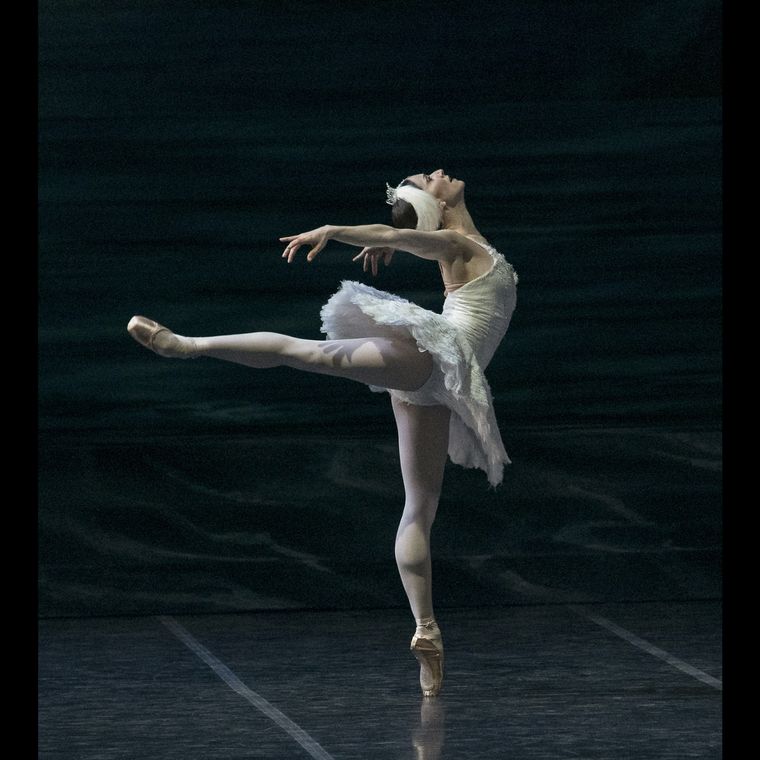 Marianela Núñez en el Lago de los Cisnes. Marianela Núñez en el Lago de los Cisnes.