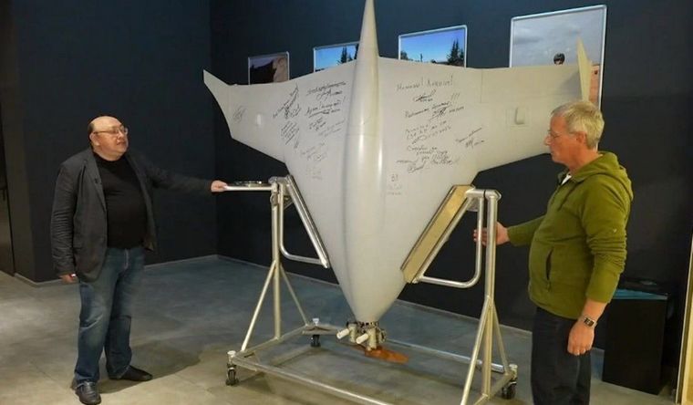 El dron kamikaze ruso ya habría sido usado en Ucrania. Foto: Italmas.