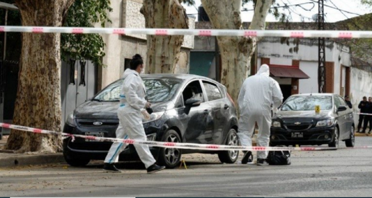El lugar donde ultimaron al policía Foto: NA