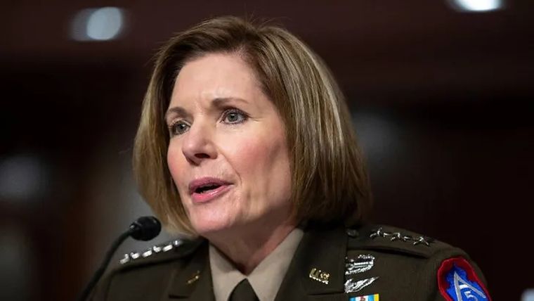 Laura Richardson es una generala americana que participó en las guerras de Irak y Afganistán. Foto: EFE