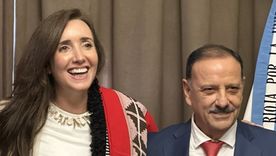La vicepresidenta Victoria Villarruel junto al gobernador peronista de La Rioja, Ricardo Quintela. La vicepresidenta Victoria Villarruel junto al gobernador peronista de La Rioja, Ricardo Quintela.
