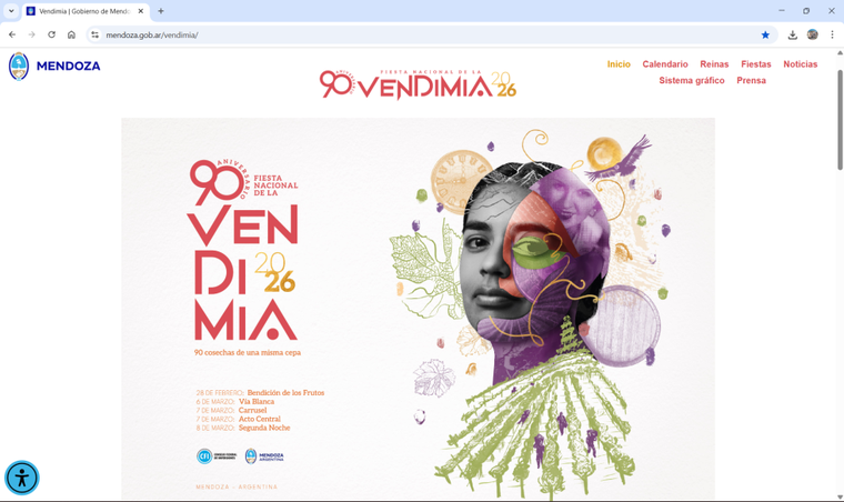 Este es el nuevo sitio web de la Vendimia. Este es el nuevo sitio web de la Vendimia.