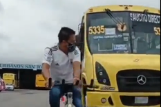 video: asi someten a choferes de autobuses para que sepan como es ser ciclista