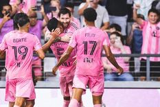 Casemiro festejó su gol con Messi, quien lo asistió para el 1-0 de Inter Miami.&nbsp;