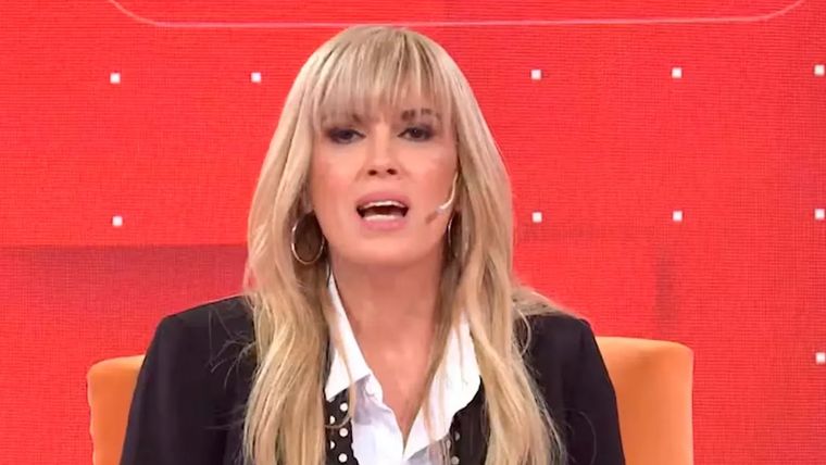 Viviana Canosa, en delive en el rating. Foto: Captura de video El Trece