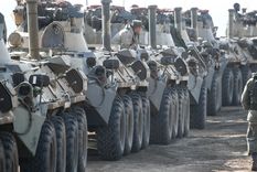 Las tropas rusas continúan sus movimientos. Foto: Tass.