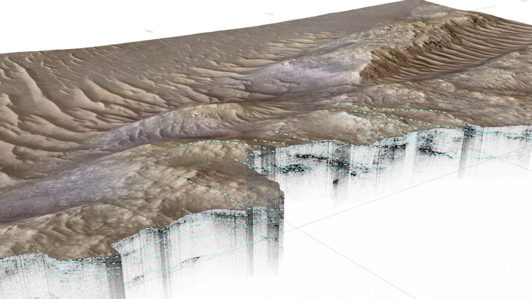 El radar de Perseverance permitió reconstruir en Marte un sistema antiguo de canales y deltas enterrados que no podía verse desde la superficie. El radar de Perseverance permitió reconstruir en Marte un sistema antiguo de canales y deltas enterrados que no podía verse desde la superficie.
