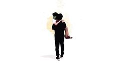 indignacion en las redes por el hombre que tuvo que cargar a su hija enferma para entrar a su provincia