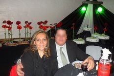 Carina Rodríguez (42) junto a su marido. Carina Rodríguez (42) junto a su marido.