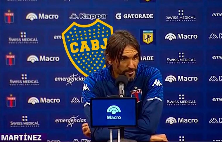 Diego Martínez sorprendió a todos y le abrió la puerta a Boca.