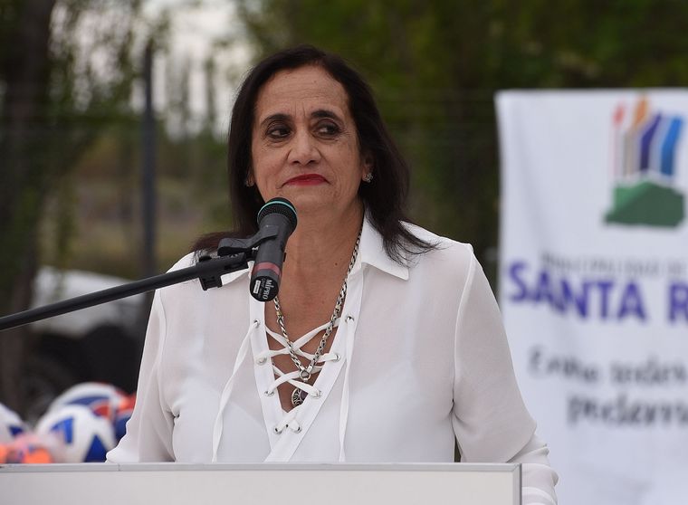 La exintendenta de Santa Rosa, Norma Trigo.