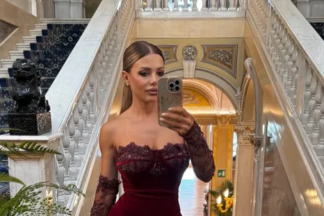 Mirá el look de Evangelina Anderson para el concierto. Mirá el look de Evangelina Anderson para el concierto.