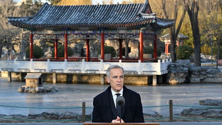 El primer ministro canadiense, Mark Carney, visitó recientemente China para estrechar lazos.