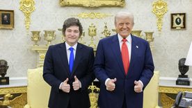 Trump y Milei en la Casa Blanca Trump y Milei en la Casa Blanca