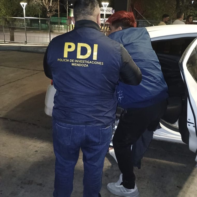 El detenido, acusado de haber asesinado a tiros a un hombre en Las Heras tras una discusión Foto: Ministerio de Seguridad de Mendoza