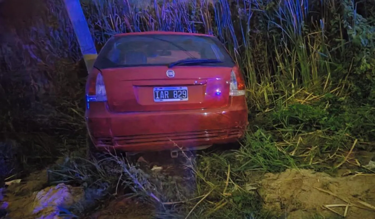 El vehículo que robaron los dos menores y con el cual asesinaron a la nena de 7 años.