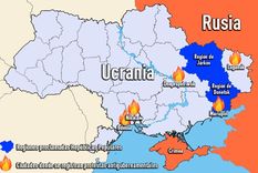 manifestantes proclaman independencia de otra zona de ucrania