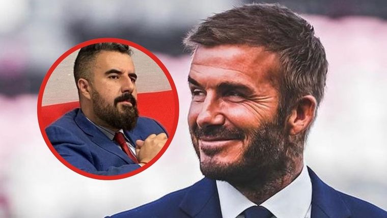 Beckham apuntó contra el cronista.