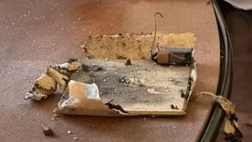 Cómo era la bomba que generó la explosión en la Escuela de Gendarmería. Fotos: TN Cómo era la bomba que generó la explosión en la Escuela de Gendarmería. Fotos: TN