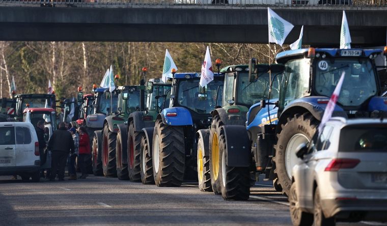 Las protestas se dan en importantes países de la Unión Europea. Foto: Efe.