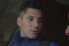 la repudiable reaccion en tv del arquero de central con coccaro: ?se donde vive y es un c??