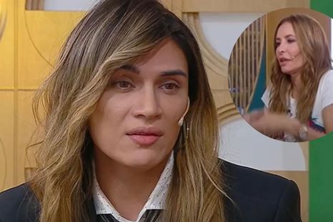 Luciana Martínez se quebró en vivo al relatar la supuesta agresión transfóbica del turista. / Captura Telefe Luciana Martínez se quebró en vivo al relatar la supuesta agresión transfóbica del turista. / Captura Telefe
