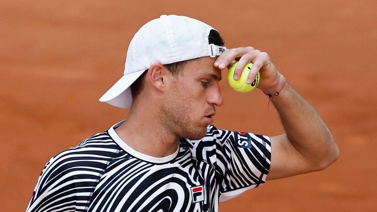 Schwartzman y una nueva derrota en el debut. Foto: EFE