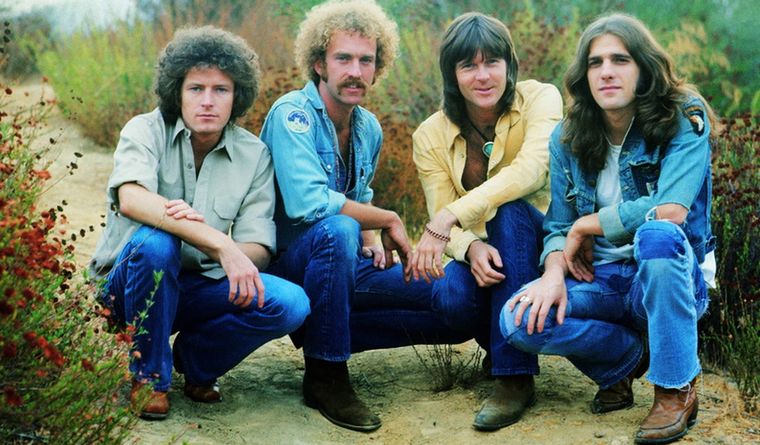 The Eagles Los fundadores de The Eagles: Don Henley, Bernie Leadon, Randy Meisner y Glenn Frey. Foto: Eagles.