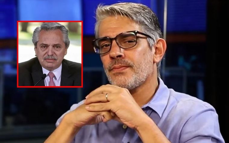 Mirada crítica Pablo Echarri cuestionó a Alberto Fernández.