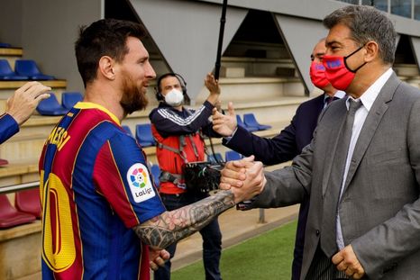 El futbolista de la Selección argentina que Lionel Messi le recomendó a Joan Laporta para el Barcelona. Foto: Barcelona El futbolista de la Selección argentina que Lionel Messi le recomendó a Joan Laporta para el Barcelona. Foto: Barcelona