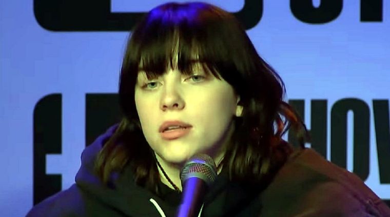 Billie, en el show de Howard Stern. Foto: Captura de pantalla