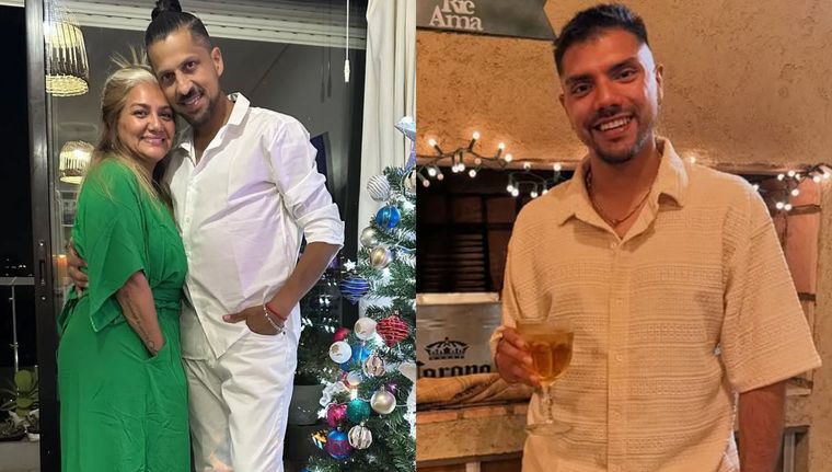 El artista se sumó a la despedida. Foto: Instagram: @tyago.oficial/ @gladyslabomba18.