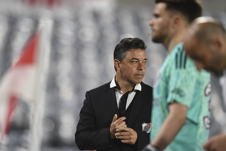 El Muñeco no habló tras la derrota. Foto: Télam