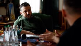 El presidente de Ucrania, Volodímir Zelenski. Foto Dpa El presidente de Ucrania, Volodímir Zelenski. Foto Dpa