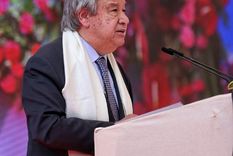 El secretario general de la Organización de las Naciones Unidas (ONU), Antonio Guterres.