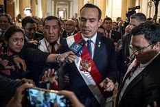 José Jerí era presidente interino de Perú tras la destitución de Dina Boluarte. Foto Efe José Jerí era presidente interino de Perú tras la destitución de Dina Boluarte. Foto Efe