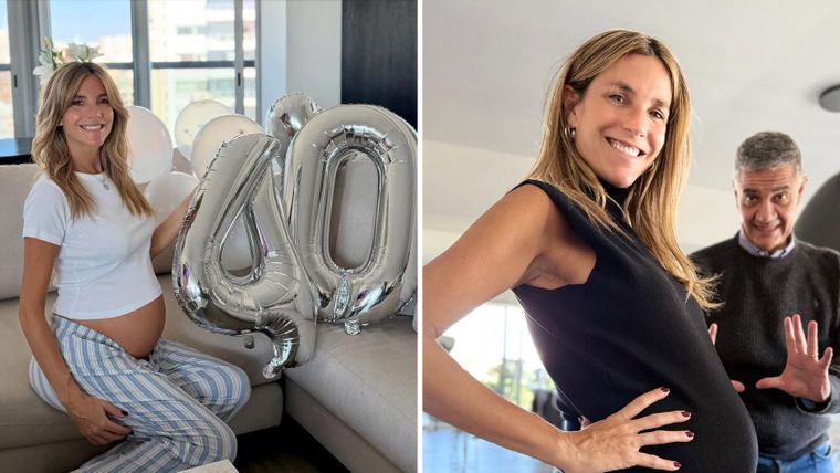 La pareja espera la llegada de su primer hijo.