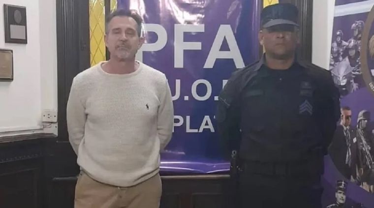 Así fue la detención de Lotocki Foto: NA